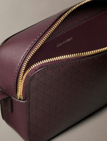 Calvin Klein - Túi xách nữ Allover Monogram Logo Camera Bag - 4