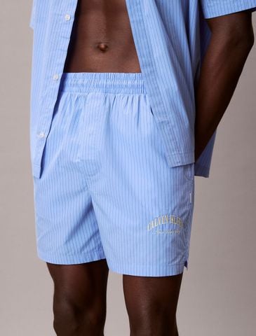 Calvin Klein - Quần Ngủ Nam Cotton Crest Logo Pyjama Shorts