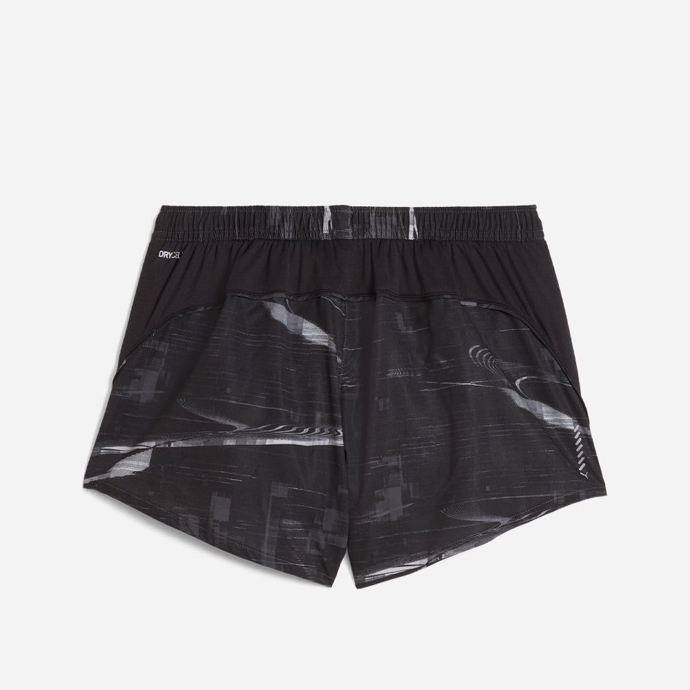 Puma - Quần ngắn nữ Run Velocity Aop 3 Inch Shorts - Black