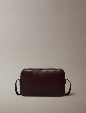 Calvin Klein - Túi xách nữ Allover Monogram Logo Camera Bag