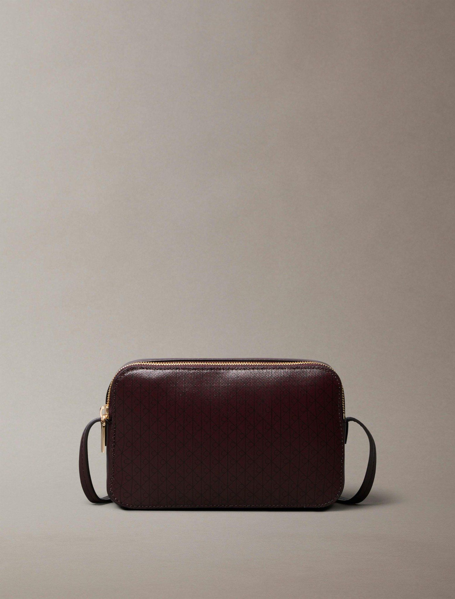 Calvin Klein - Túi xách nữ Allover Monogram Logo Camera Bag