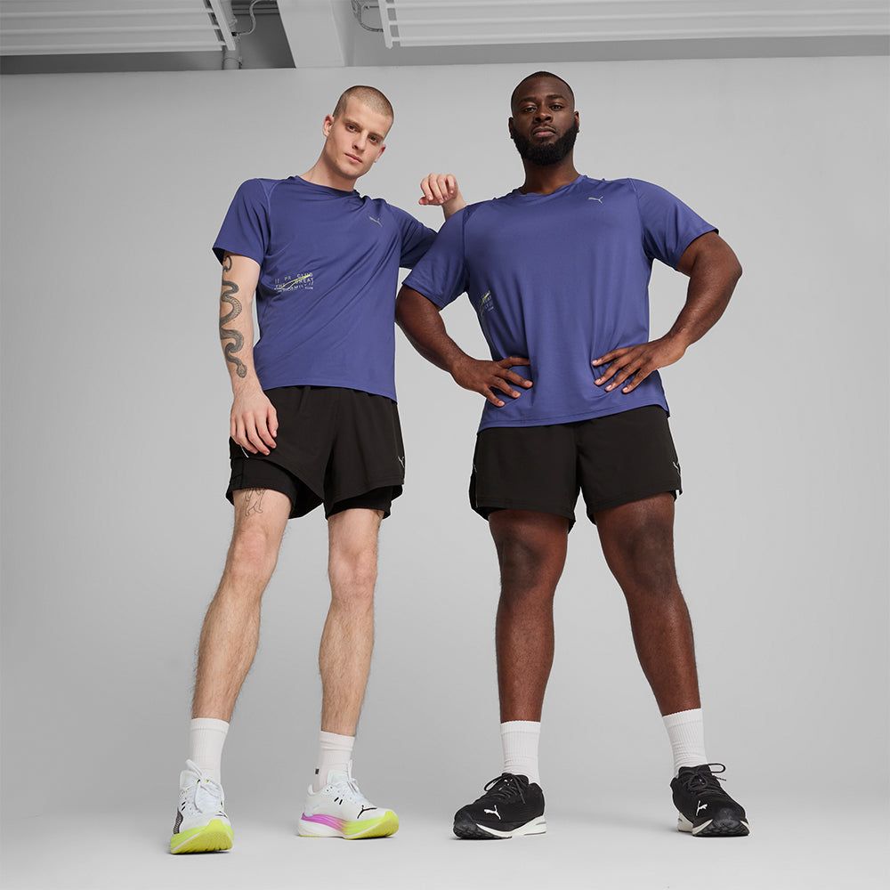 Puma - Quần ngắn nam Men's Puma Ultraweave 2-In - Black