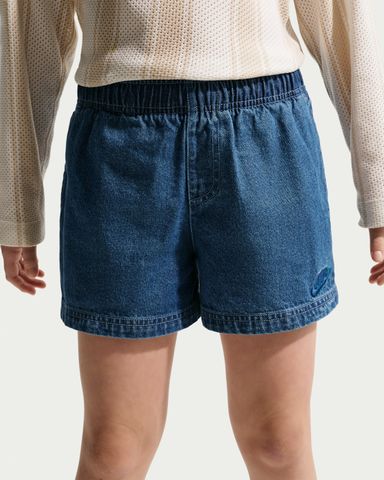 Nike - Quần Jean Ngắn Trẻ Em Sportswear Collection Older Kids' Denim Shorts