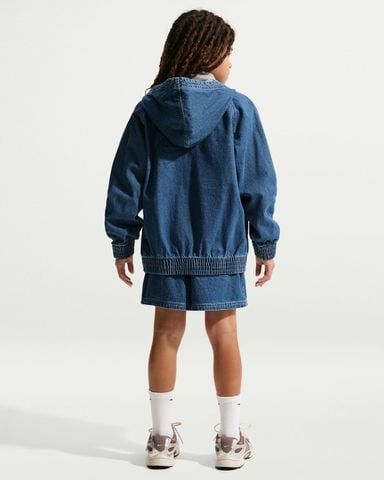 Nike - Quần Jean Ngắn Trẻ Em Sportswear Collection Older Kids' Denim Shorts
