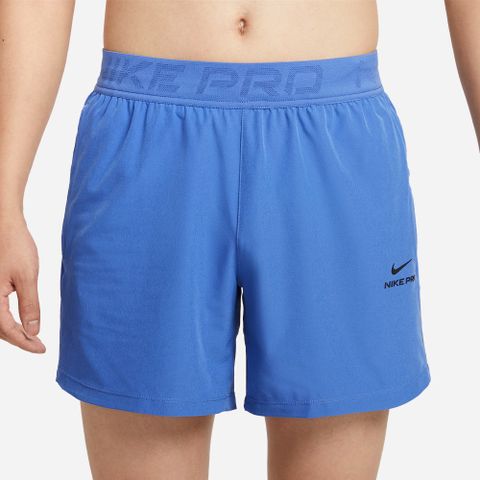 Nike - Quần ngắn tập luyện Nam Men's Nike Pro Training Dri-Fit 6 Inch Shorts - Blue