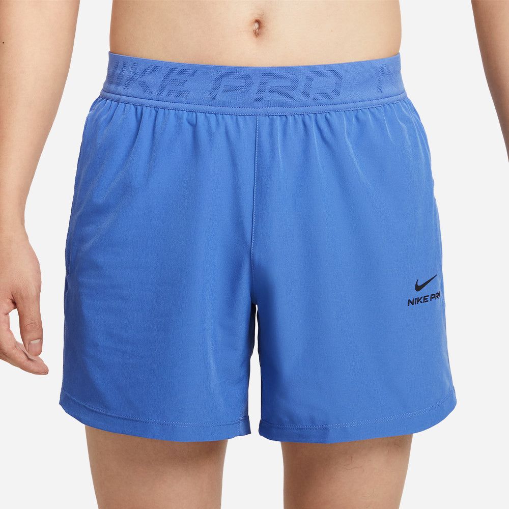 Nike - Quần ngắn tập luyện Nam Men's Nike Pro Training Dri-Fit 6 Inch Shorts - Blue