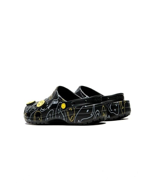 Crocs - Xăng đan nam nữ Classic Clog Unisex Smiley Lifestyle