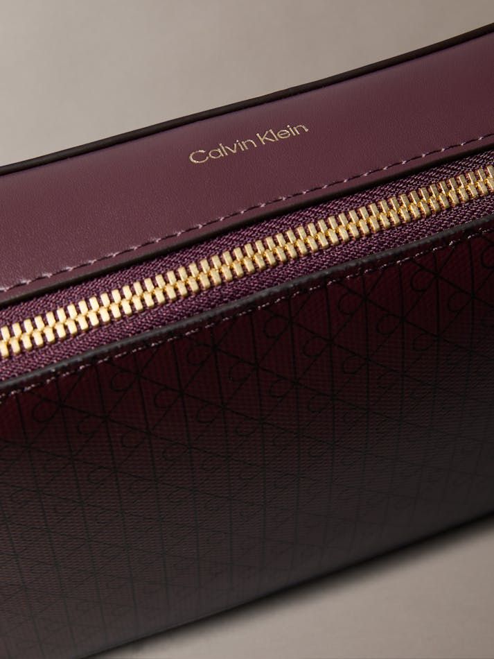 Calvin Klein - Túi xách nữ Allover Monogram Logo Camera Bag