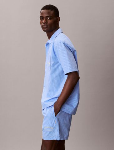 Calvin Klein - Quần Ngủ Nam Cotton Crest Logo Pyjama Shorts