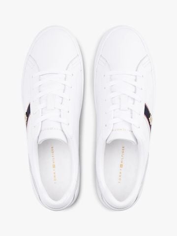 Tommy Hilfiger - Giày nữ Leather TH Monogram Plaque Trainers - 3