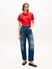 Tommy Hilfiger - Áo Thun Dệt Kim Tay Ngắn Nữ Logo Interlock Knit T-Shirt