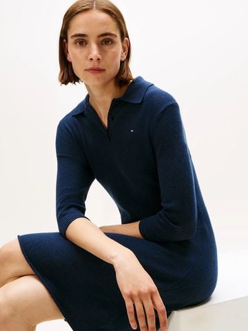 Tommy Hilfiger - Đầm nữ Soft Wool Fit And Flare Mini Dress