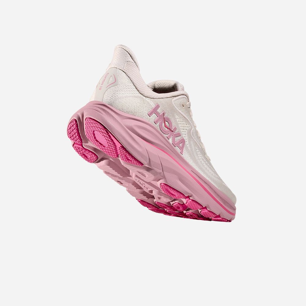 Hoka - Giày chạy bộ nữ Clifton 10 Wide Running Shoes