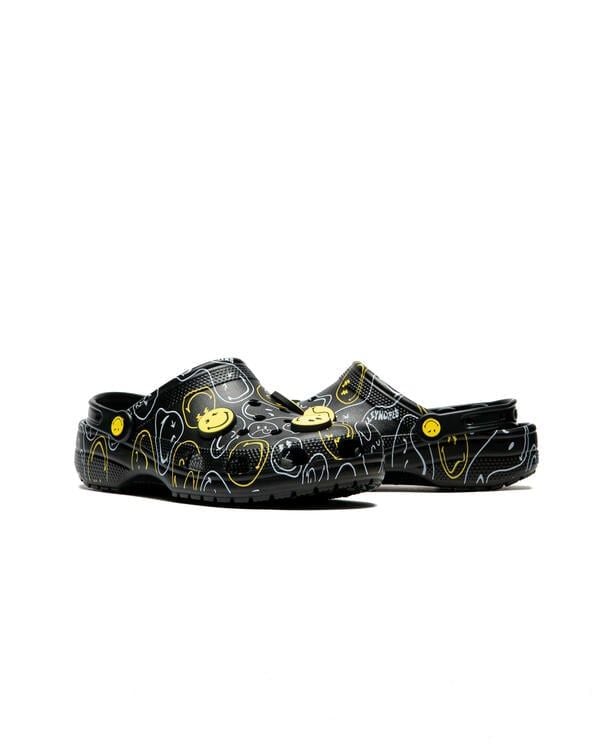 Crocs - Xăng đan nam nữ Classic Clog Unisex Smiley Lifestyle