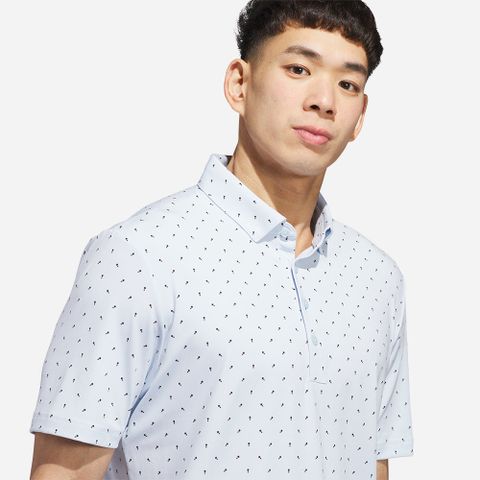Adidas - Áo Thun Có Cổ Nam Ultimate+ Micro Print Golf Polo