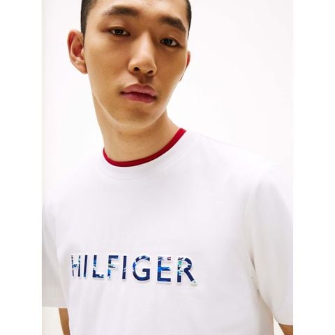 Tommy Hilfiger - Áo thun tay ngắn nam Hilfiger Embossed Logo Tee - 4