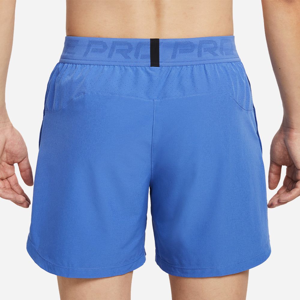 Nike - Quần ngắn tập luyện Nam Men's Nike Pro Training Dri-Fit 6 Inch Shorts - Blue