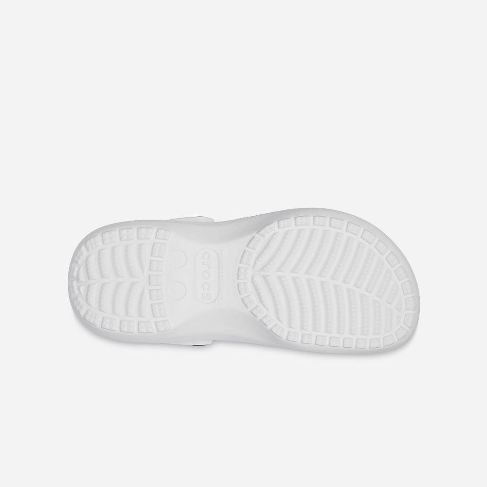 Crocs - Xăng đan nữ Classic Clog Platform Women's White Lifestyle