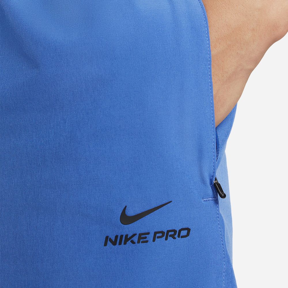 Nike - Quần ngắn tập luyện Nam Men's Nike Pro Training Dri-Fit 6 Inch Shorts - Blue