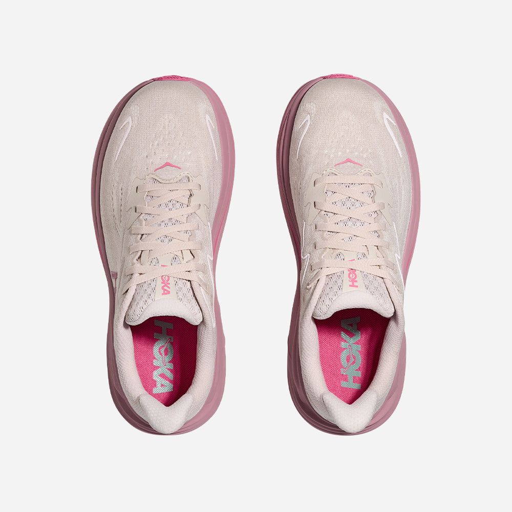 Hoka - Giày chạy bộ nữ Clifton 10 Wide Running Shoes