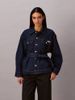 Calvin Klein - Áo Khoác Jean Nữ Denim Cinched Belted Jacket