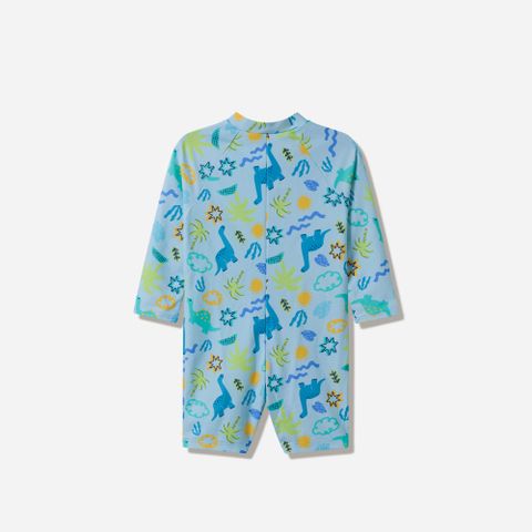 Speedo - Áo Bơi Chống Nắng Trẻ Em Sunprotect Long Sleeve Print Zip Swimsuit - 3