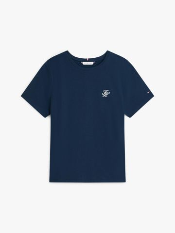 Tommy Hilfiger - Áo Thun Tay Ngắn Nữ Th Script Regular Crew Neck Short Sleeve Tee