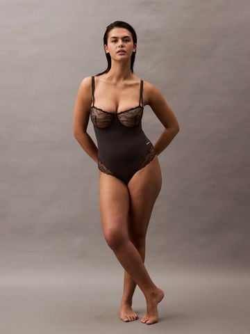 Calvin Klein - Đồ Định Hình Nữ Sensual Stretch Lace Shapewear Bodysuit