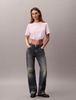 Calvin Klein - Áo Thun Nữ Cropped Tie Waist Logo T-shirt