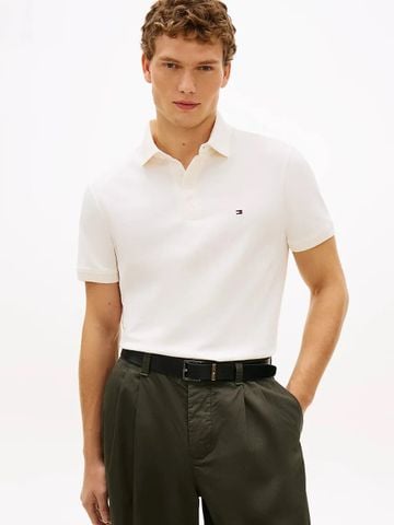Tommy Hilfiger - Áo Thun Có Cổ Nam Jacquard Hidden Placket Regular Polo