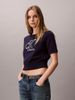 Calvin Klein - Áo Len Tay Ngắn Nữ Monogram Cropped Sweater