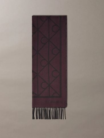 Calvin Klein - Khăn choàng cổ nam CK Emblem Fringes Scarf