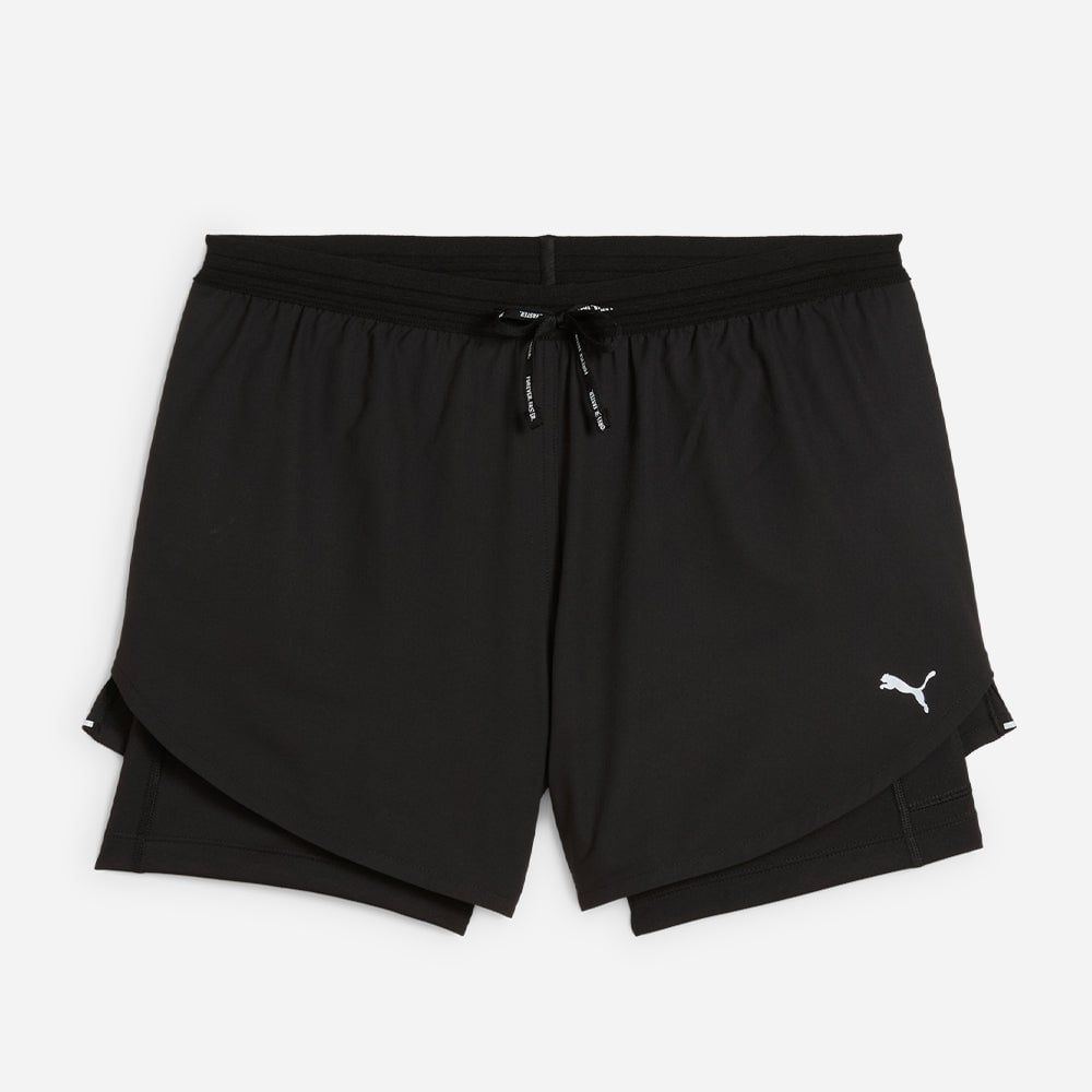 Puma - Quần ngắn nữ Women's Puma Run Ultraweave 2In1 4 Inch Shorts