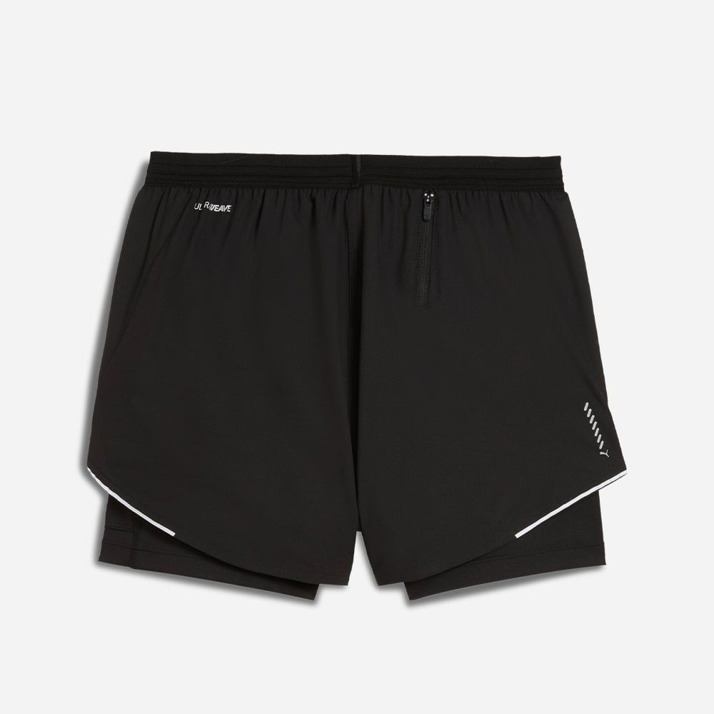 Puma - Quần ngắn nữ Women's Puma Run Ultraweave 2In1 4 Inch Shorts