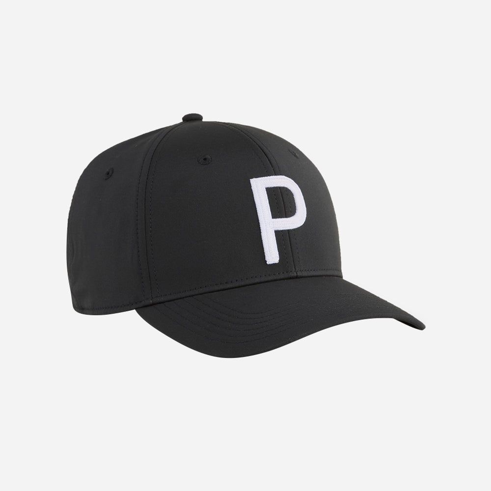 Puma - Nón mũ nam Men's Puma Heritage P Tech Cap - Black