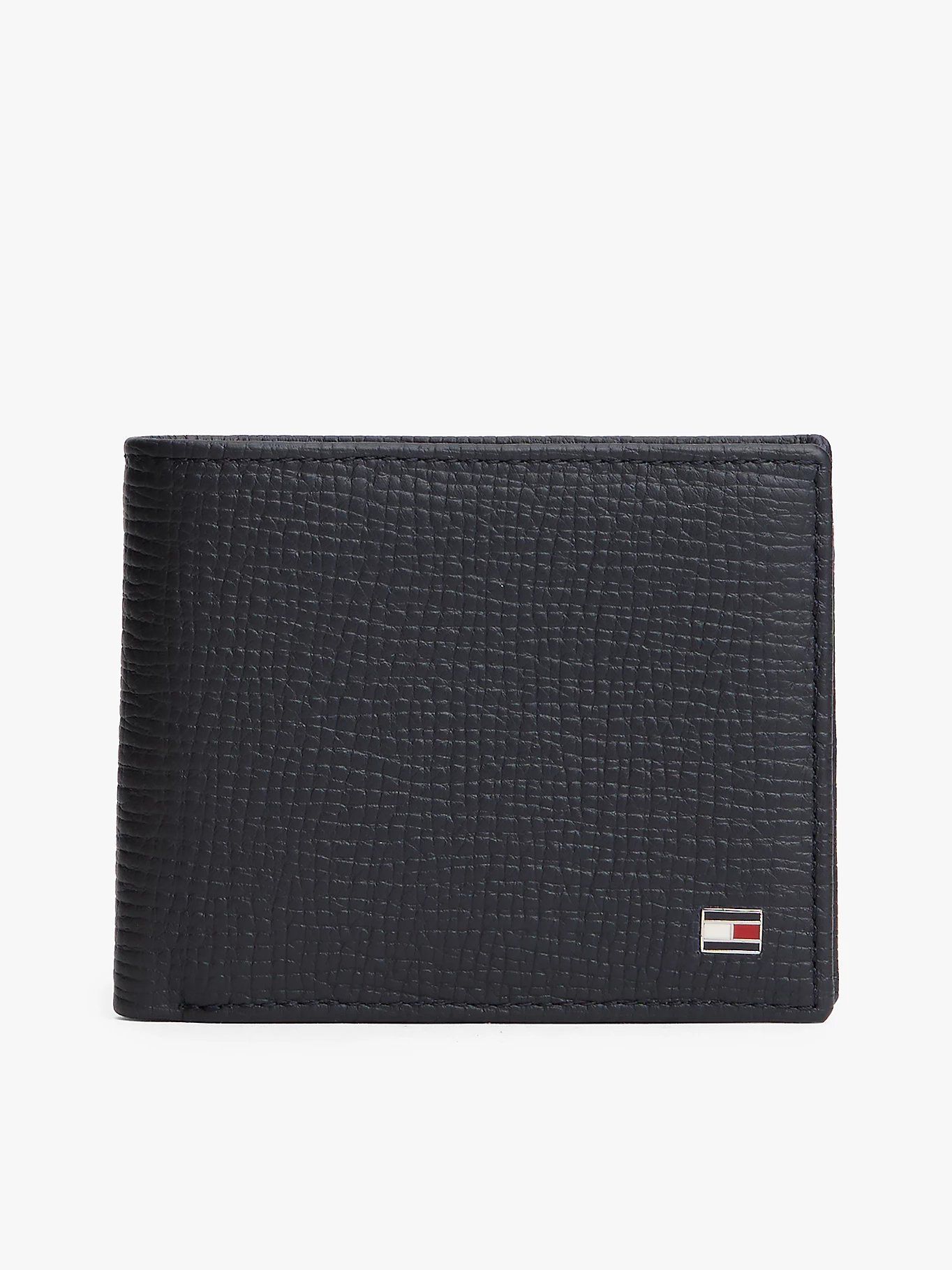 Tommy Hilfiger - Ví nam Hilfiger Flag Leather Bifold Credit Card Wallet