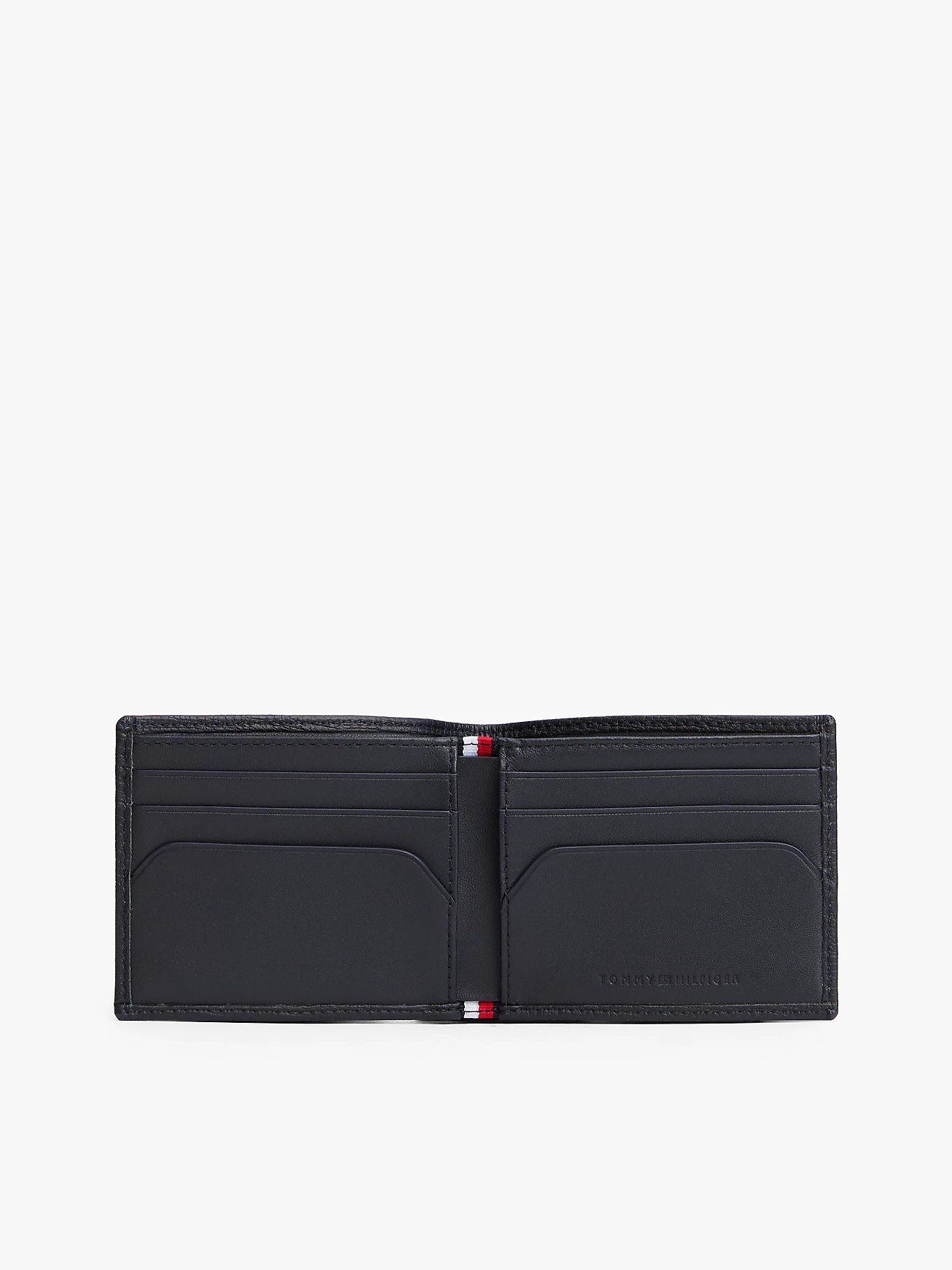 Tommy Hilfiger - Ví nam Hilfiger Flag Leather Bifold Credit Card Wallet