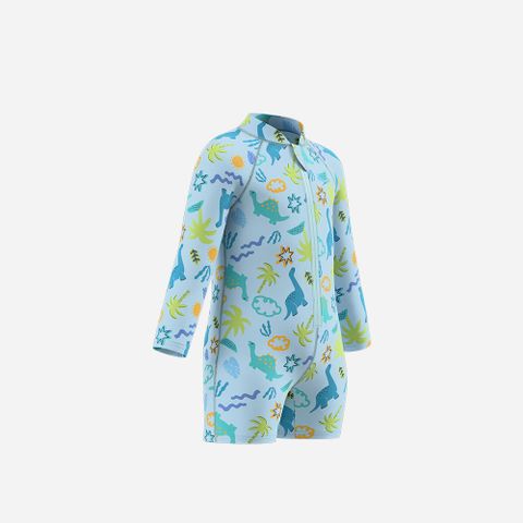 Speedo - Áo Bơi Chống Nắng Trẻ Em Sunprotect Long Sleeve Print Zip Swimsuit