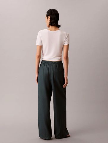 Calvin Klein - Quần Vải Nữ Linen Weekend Straight Fit