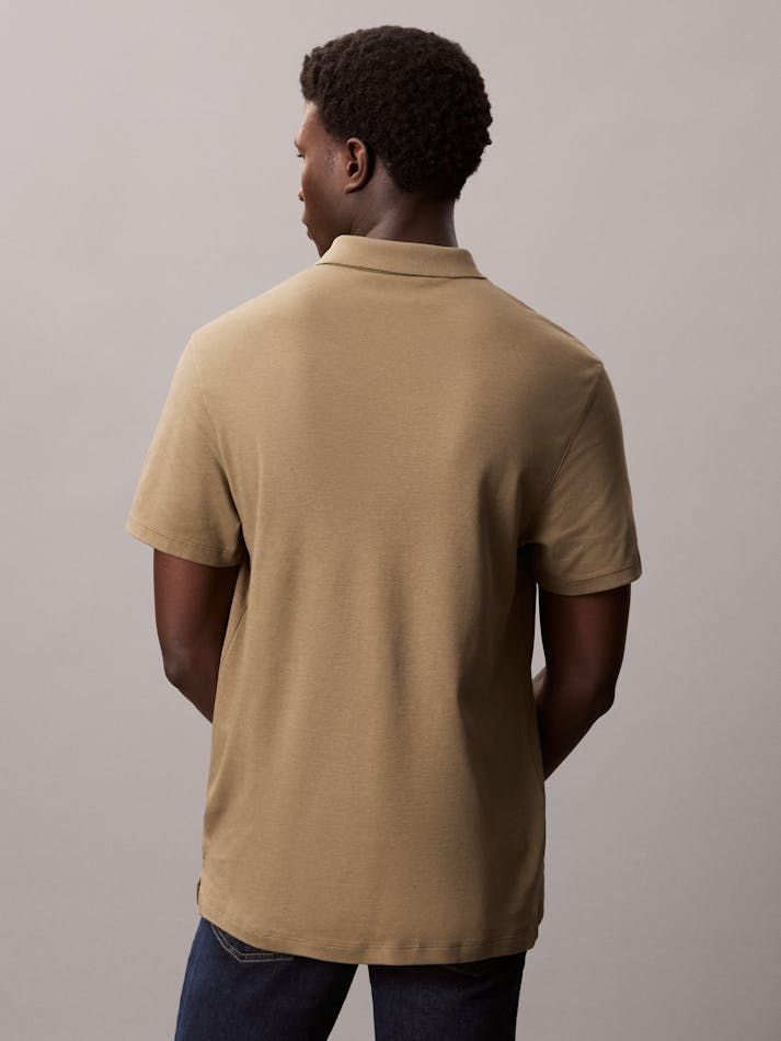 Calvin Klein - Áo polo tay ngắn nam Pima Cotton Polo Shirt