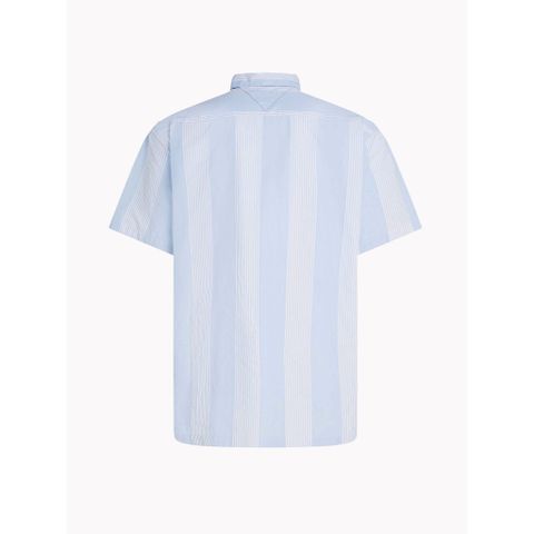 Tommy Hilfiger - Áo Sơ Mi Nam T1 Short Sleeve Boxy Cuban Collar Shirt