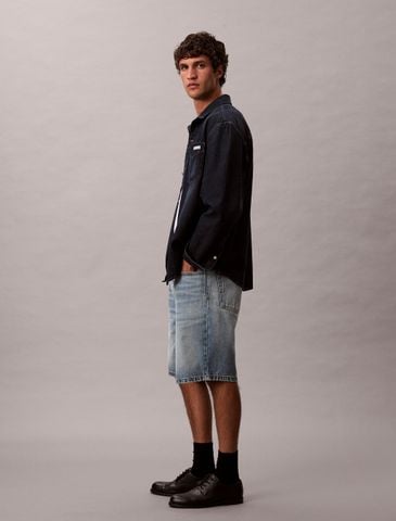 Calvin Klein - Quần jean ngắn nam 90S Vintage Denim Short