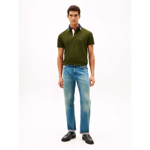 Tommy Hilfiger - Áo thun có cổ polo tay ngắn nam Pique Grafic Collar Regular Polo