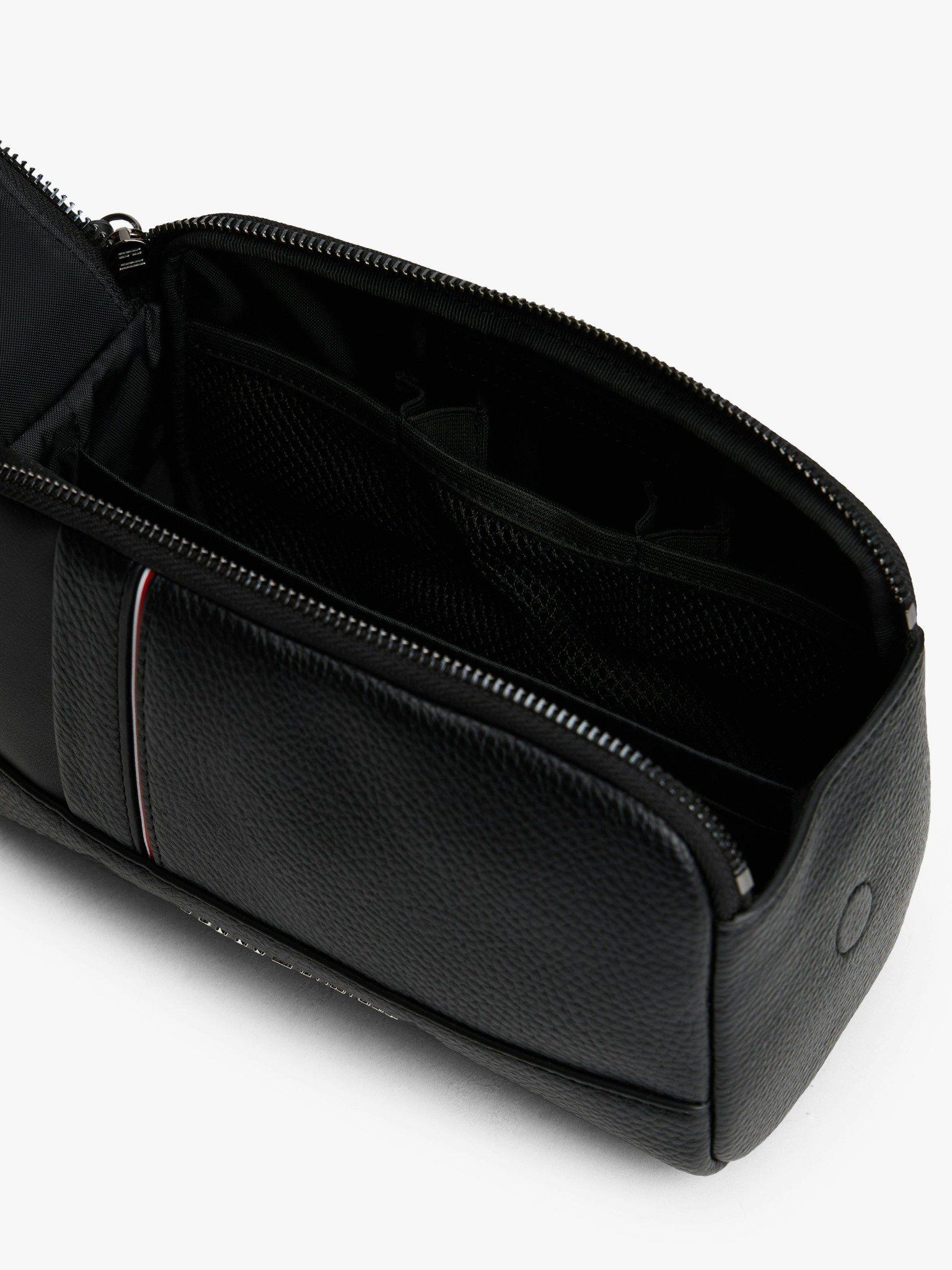 Tommy Hilfiger - Túi cầm tay nam Signature Tape Pebble Grain Washbag