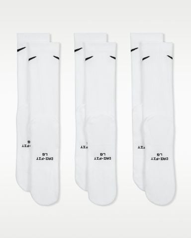 Nike - Bộ ba đôi Vớ cổ cao Unisex Nike Everyday Elevated Crew Socks (3 Pairs)