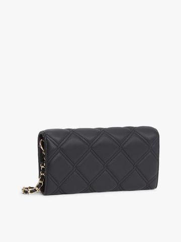 Tommy Hilfiger - Ví Nữ Quilted TH Monogram Chain Strap Wallet
