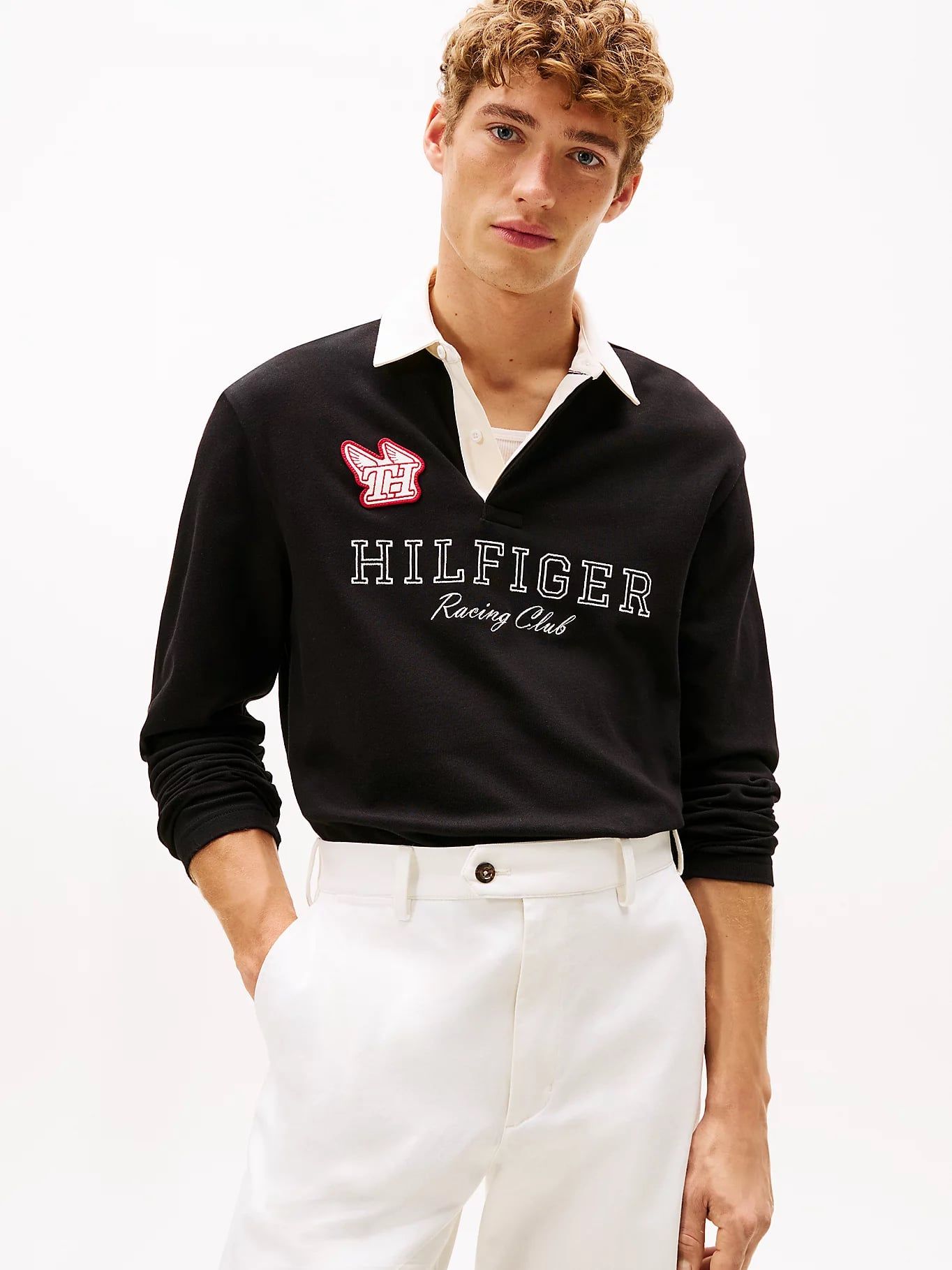 Tommy Hilfiger - Áo Polo Tay Dài Nam Athleisure Rugby Polo