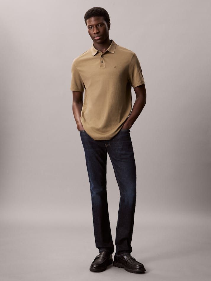 Calvin Klein - Áo polo tay ngắn nam Pima Cotton Polo Shirt