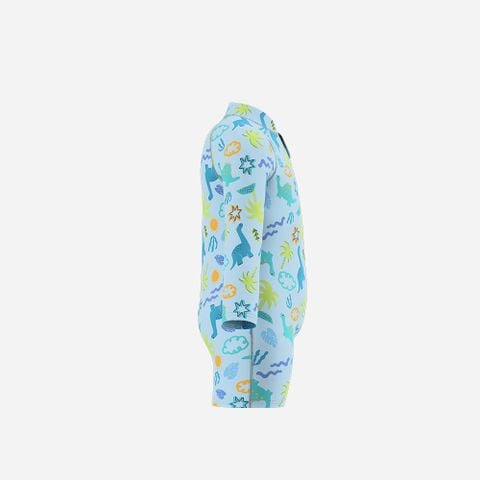 Speedo - Áo Bơi Chống Nắng Trẻ Em Sunprotect Long Sleeve Print Zip Swimsuit - 4