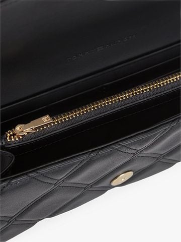 Tommy Hilfiger - Ví Nữ Quilted TH Monogram Chain Strap Wallet